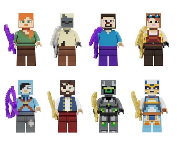 figuras de minecraft