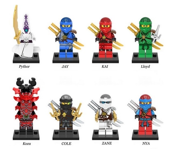 figuras ninjago