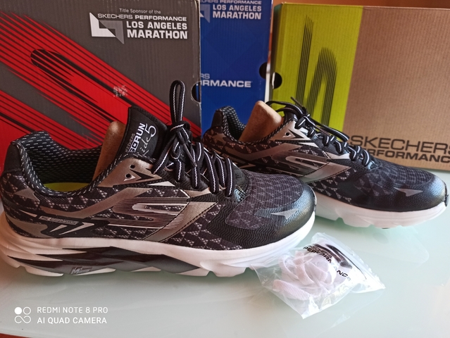 skechers go run ride 5 mujer marron