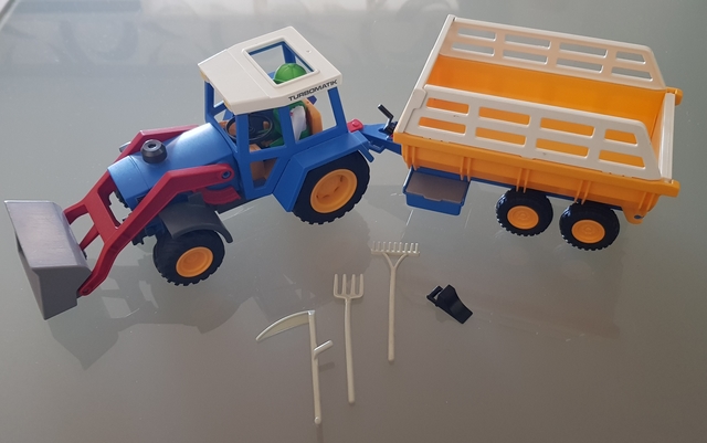 remolque tractor playmobil