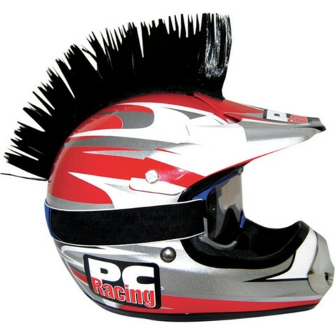 CRESTA DE CASCO DE MOTO AMARILLA. CRESTA DE CASCO DE MOTO AMARILLA.