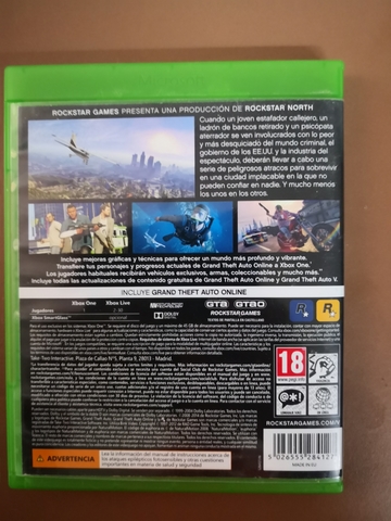 Xbox Codigo De Gta 5 Juego Digital / Grand Theft Auto V ...