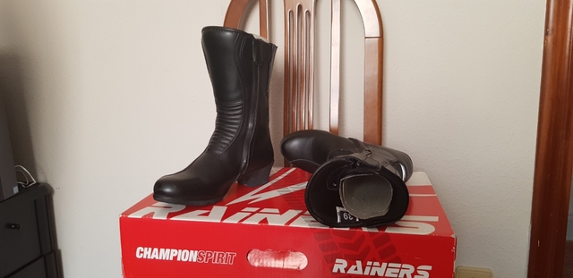 botas moteras mujer