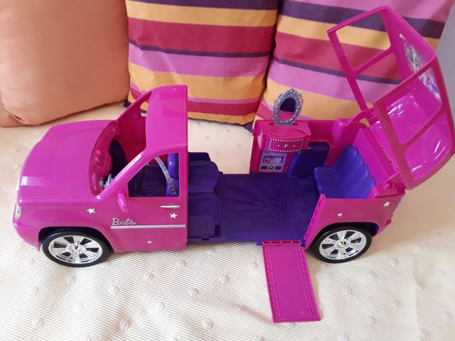 carro de barbie de carton