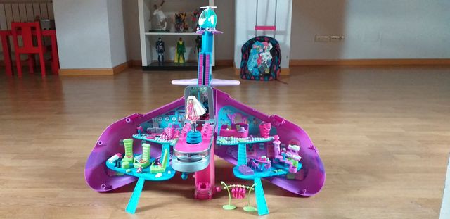 polly pocket avion