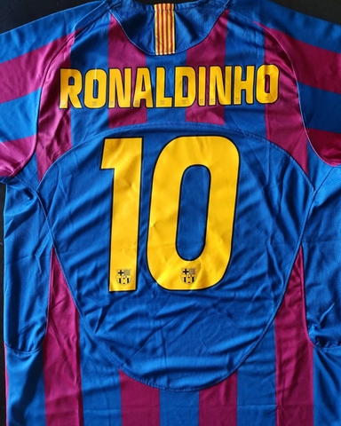 camiseta ronaldinho barcelona 2006