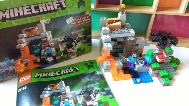 lego minecraft cueva