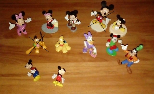 muñecos mickey y sus amigos