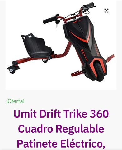 triciclo electrico umit drift trike 360