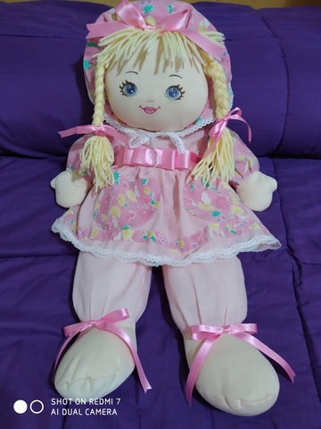 muñeca de trapo gigante