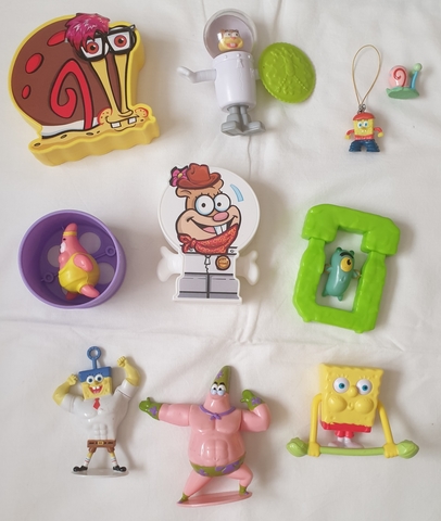 los muñecos de bob esponja