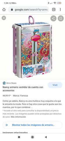 nancy armario vestidor de cuento