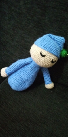 bebe dormilon amigurumi