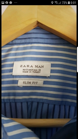 MIL ANUNCIOS.COM Camisa de rayas de Zara,Blanca y Azul MIL ANUNCIOS.COM Camisa de rayas de Zara,Blanca y Azul