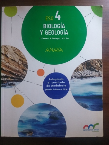 Mil Anuncios Com Libro De Biología Y Geología De 4 Eso