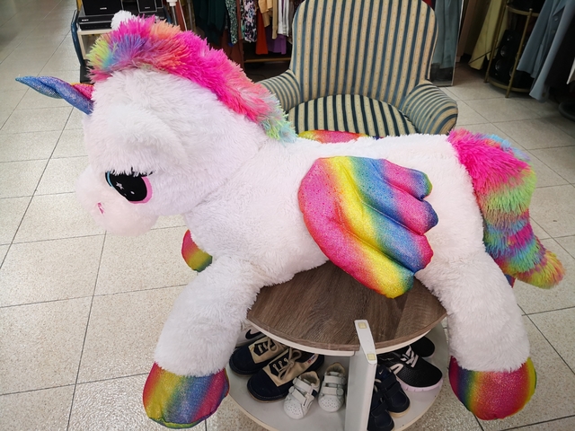 peluche unicornio gigante el corte ingles