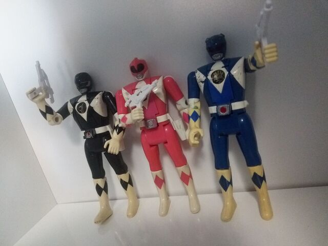 power ranger cabeza giratoria