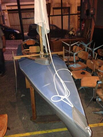 MIL ANUNCIOS.COM - Canoa madera con vela