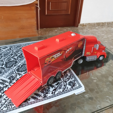 rayo mcqueen de madera