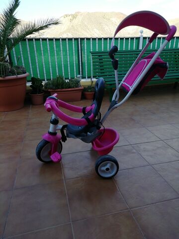 triciclo smoby rosa