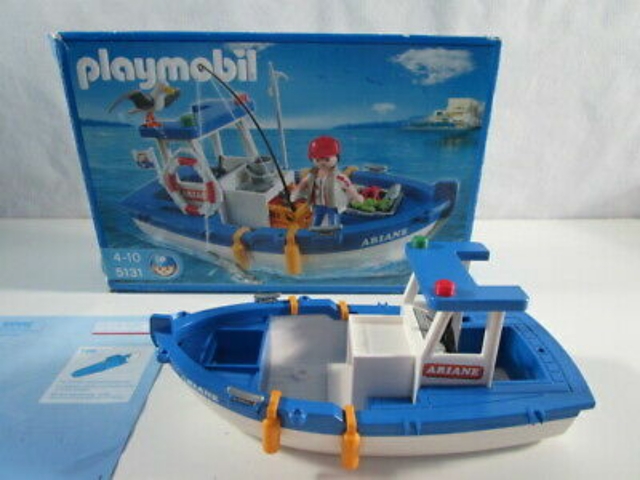 barco de pesca playmobil