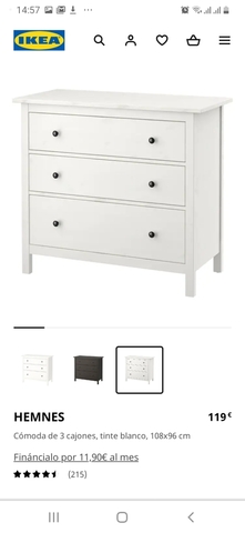 ikea comoda hemnes 3 cajones ikea comoda hemnes 3 cajones