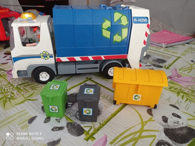 playmobil reciclaje