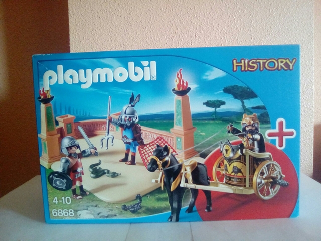 carro romano playmobil