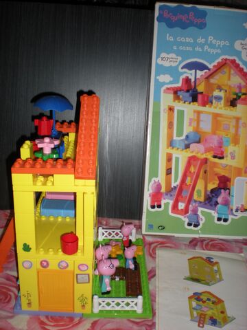 casa peppa pig lego instrucciones