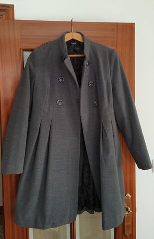 abrigos mujer color gris