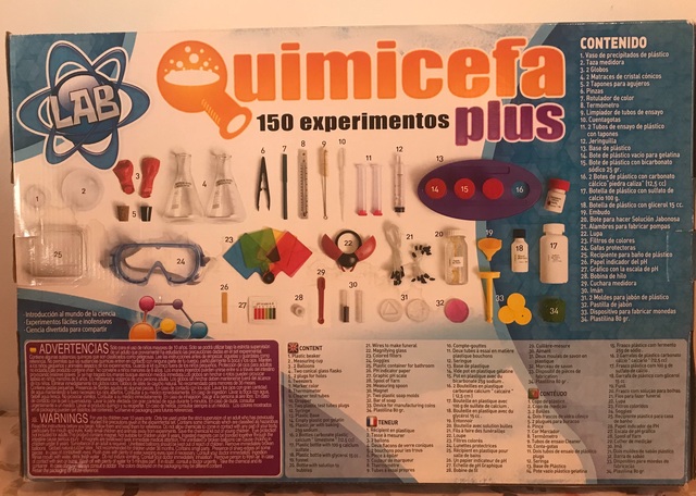 quimicefa plus experimentos
