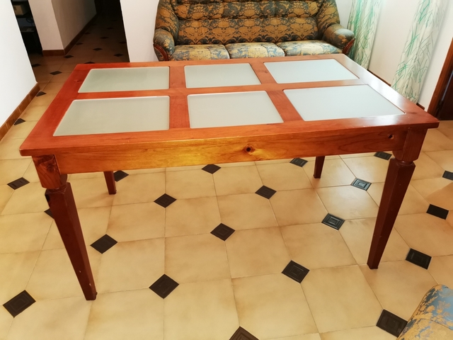 MIL ANUNCIOS.COM - Mesa de salÓn en color cerezo