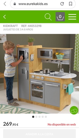 cocina kidkraft segunda mano