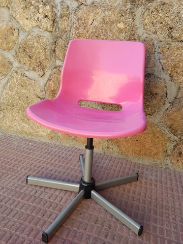 silla de escritorio rosa pastel con borde blanco ikea silla de escritorio rosa pastel con borde blanco ikea