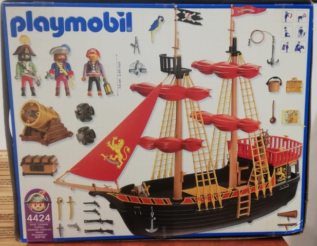 barco pirata playmobil 5135 instrucciones