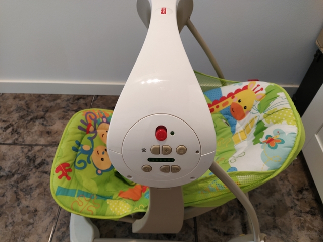 columpio electrico fisher price