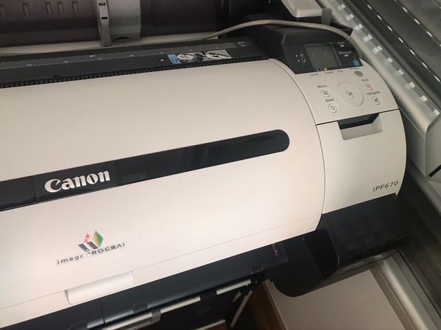 canon ipf670 plotter
