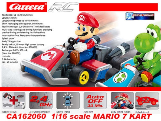 coche teledirigido mario kart