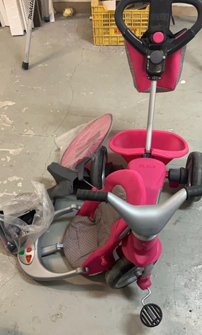 triciclo feber rosa