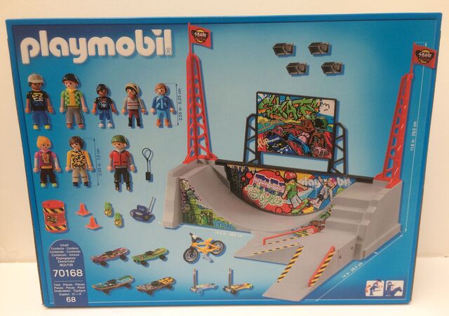 playmobil pista de skate