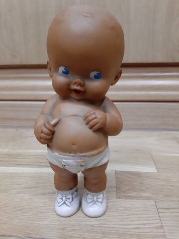 muñecos antiguos de goma