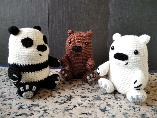 amigurumi osos escandalosos