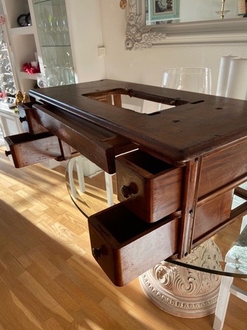 MIL ANUNCIOS.COM - Mueble 5 cajones antigua máquina SINGER