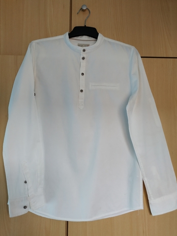 camisa blanca niño zara
