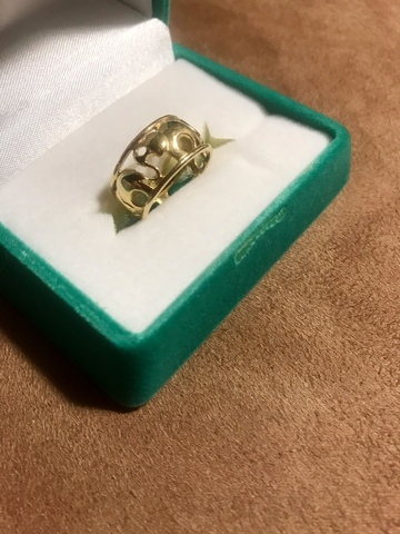 Milanuncios Anillo ancho oro elefantes