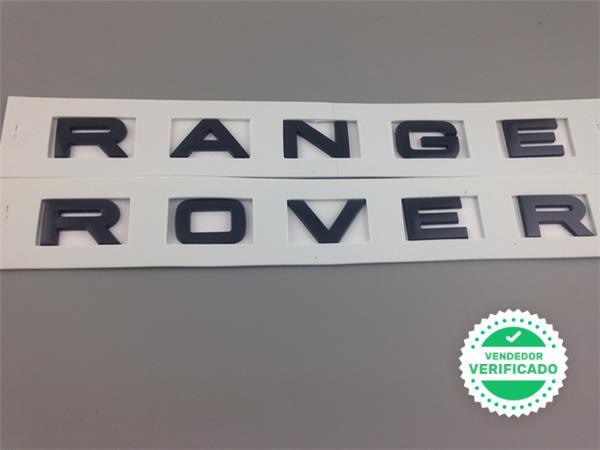 plantilla emblema de letras plateadas RNR Letras de Land Rover