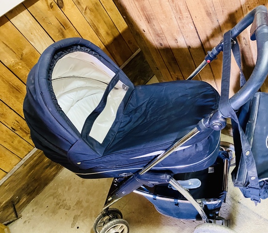 carro bebe azul marino