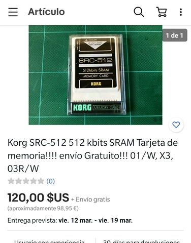 Mil Anuncios Com Sintetizador Korg 01 W Memory Card