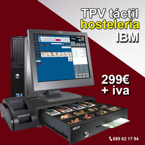 TPV TÁCTIL HOSTELERÍA IBM