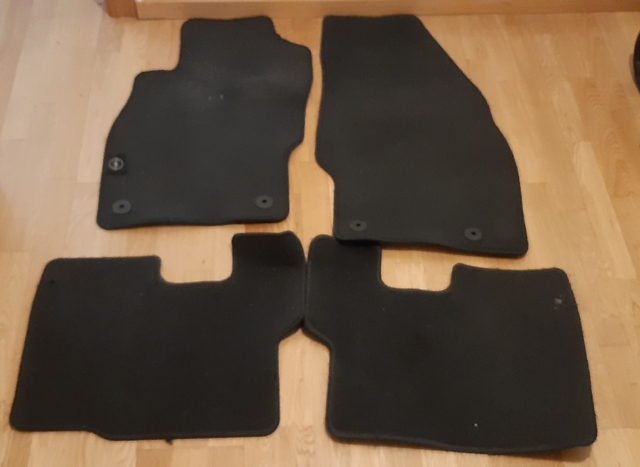Alfombras tapices Alu ajedrez para Opel Corsa D 3-puertas 2006